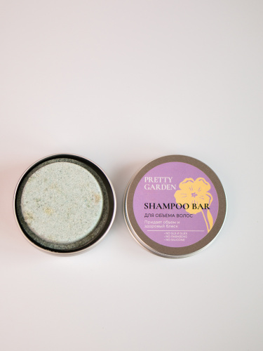 PRETTY GARDEN, Твердый шампунь Для объёма волос