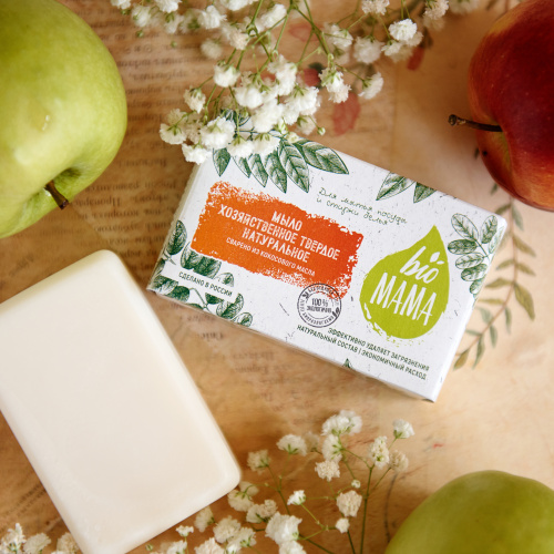 Bio MAMA, Мыло хозяйственное твердое натуральное