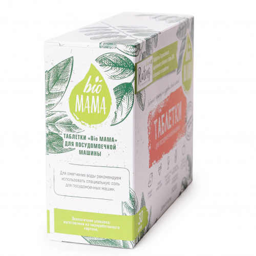 Bio МАМA, Таблетки для посудомоечных машин, 30 шт.
