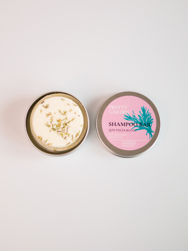 PRETTY GARDEN, Твердый шампунь Для роста волос